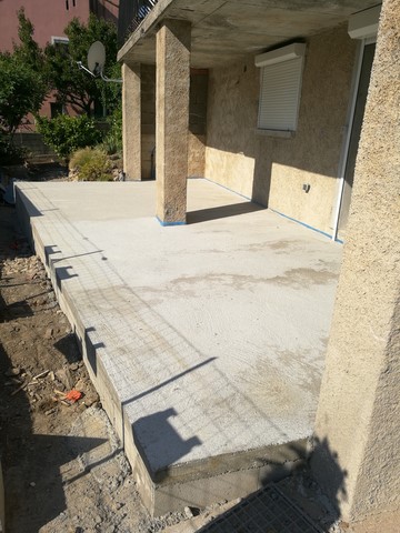 beton drainant plage de piscine